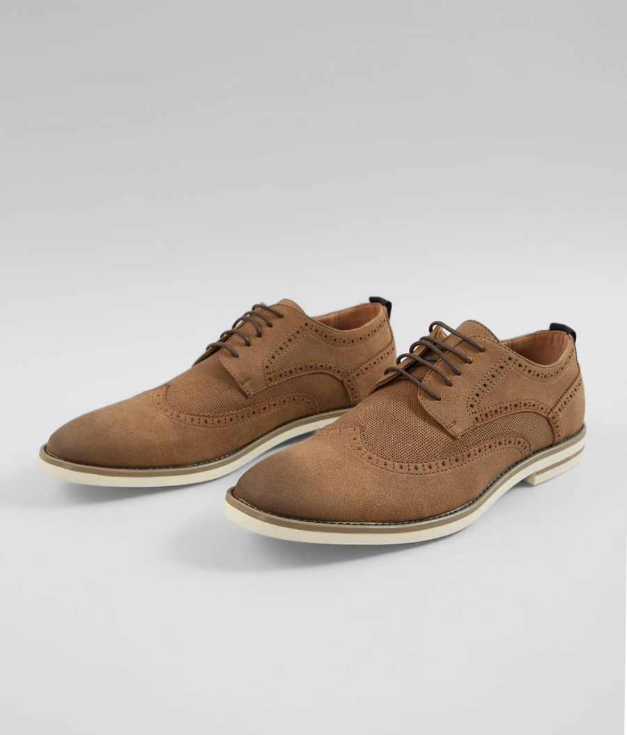 Men Steve Madden Leather Shoes | Lanstr Shoe Cognac * Buckleshop-us